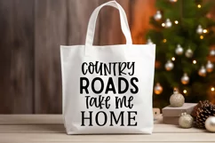 Country Roads Take SVG, Farmhouse Sign Design Product Image 3