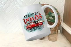 Country Roads Take Me Home Sublimation PNG Product Image 2