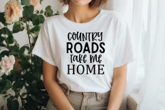 Country Roads Take SVG, Farmhouse Sign Design Product Image 2