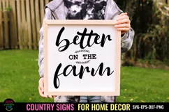 COUNTRY SIGNS FOR HOME DECOR SVG I COUNTRY SIGNS SVG I FARMHOUSE SIGN SVG 2