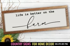 COUNTRY SIGNS FOR HOME DECOR SVG I COUNTRY SIGNS SVG I FARMHOUSE SIGN SVG