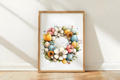Country Style Easter Wreath with Farmhouse Elegance Product Image 3