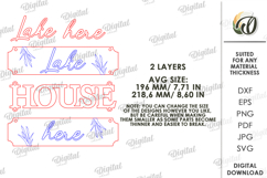 3D Country Wall Sign Laser Cut. Wall Hanger SVG Product Image 2