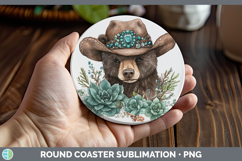 GorgeousCountry Western BS02 Round Coaster design.