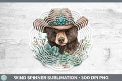 GorgeousCountry Western BS02 Wind Spinner design.
