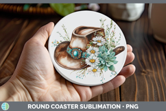 GorgeousCountry Western BS02 Round Coaster design.
