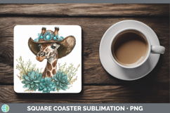GorgeousCountry Western BS02 Square Coaster design.