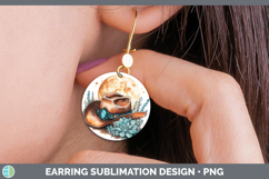 GorgeousCountry Western BS02 Round Earrings design.