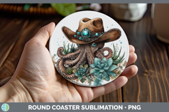 GorgeousCountry Western BS02 Round Coaster design.
