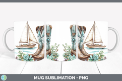 GorgeousCountry Western BS02 Mug Wrap design.