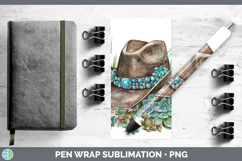GorgeousCountry Western BS02 Pen Wrap design.