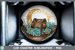 GorgeousCountry Western BS02 Car Coaster design.