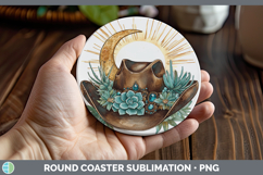GorgeousCountry Western BS02 Round Coaster design.