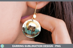 GorgeousCountry Western BS02 Round Earrings design.