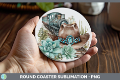 GorgeousCountry Western BS02 Round Coaster design.
