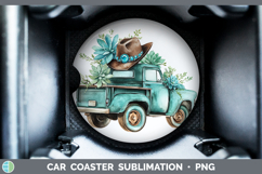 GorgeousCountry Western BS02 Car Coaster design.