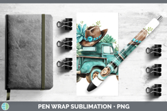 GorgeousCountry Western BS02 Pen Wrap design.