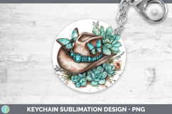 GorgeousCountry Western Keychain design.