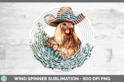 GorgeousCountry Western Wind Spinner design.