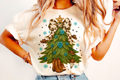 Howdy Christmas PNG, Western Christmas PNG, Christmas Tree Product Image 2