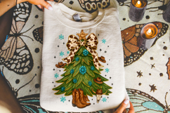 Howdy Christmas PNG, Western Christmas PNG, Christmas Tree Product Image 1
