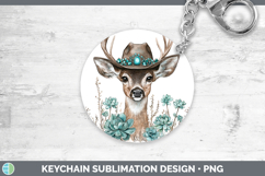 GorgeousCountry Western Keychain design.