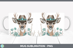 GorgeousCountry Western Mug Wrap design.