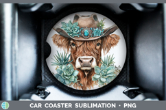 GorgeousCountry Western Car Coaster design.