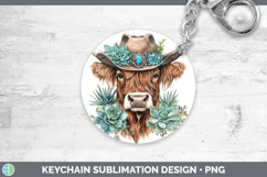 GorgeousCountry Western Keychain design.