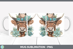 GorgeousCountry Western Mug Wrap design.