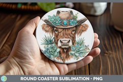 GorgeousCountry Western Round Coaster design.