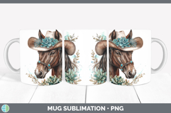GorgeousCountry Western Mug Wrap design.