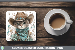 GorgeousCountry Western Square Coaster design.