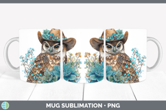 GorgeousCountry Western Mug Wrap design.