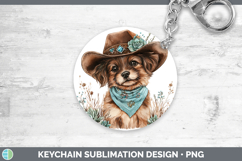 GorgeousCountry Western Keychain design.