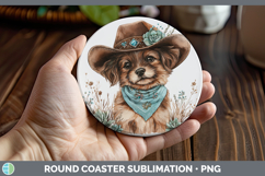 GorgeousCountry Western Round Coaster design.