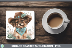 GorgeousCountry Western Square Coaster design.