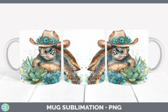 GorgeousCountry Western Mug Wrap design.