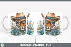 GorgeousCountry Western Mug Wrap design.