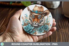 GorgeousCountry Western Round Coaster design.