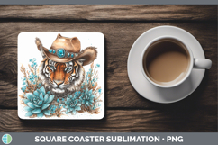 GorgeousCountry Western Square Coaster design.