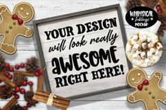 Country Gingerbread Sign Mockup Product Image 1