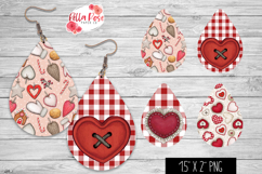 Country Valentine's Day | 4 Sets of Teardrop Earrings Product Image 1