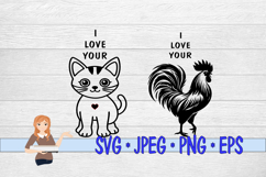 I Love Your - Couples Shirts Product Image 3