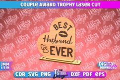 Couple Award Trophy Laser Cut SVG Bundle|Valentines Award Product Image 2