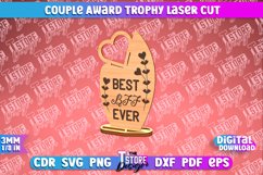 Couple Award Trophy Laser Cut SVG Bundle|Valentines Award Product Image 3