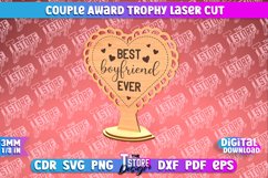 Couple Award Trophy Laser Cut SVG Bundle|Valentines Award Product Image 5