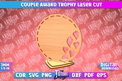 Couple Award Trophy Laser Cut SVG Bundle|Valentines Award Product Image 10