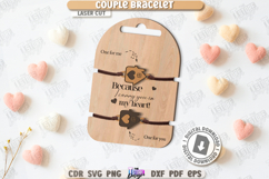 Couple Bracelets Laser Cut Bundle |Bracelet Charms| Love Day Product Image 4