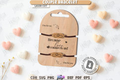 Couple Bracelets Laser Cut Bundle |Bracelet Charms| Love Day Product Image 5